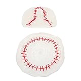 (ラボーグ) La vogue ベビー 新生児 記念写真 撮影用衣装 赤ちゃん 野球帽 ウェア ニット コスチューム 誕生日 寝相アート 出産祝い ベースボール