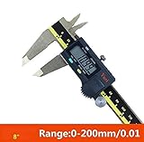 Digimatic Vernier Calliper 200 MM (8インチ) with認定Calibration toolsvilla 's Yuri