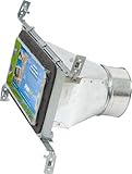 Speedi-Boot SBH-484 SB 4-Inch Width by 8-Inch Length to 4-Inch Diameter Straight Register Vent Boot 