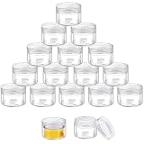 seimeinoki 銀テープ 収納ケース テープ収納 透明 小分け丸ケース 15個入 銀テープホルダー クリア 丸ケース 持ち運び便利 38.8mm*28mm