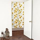 スタイルデコール(STYLE Decor) 間仕切りカーテン・のれん (86cm×150cm) ソレイユ サンフラワー W3804200