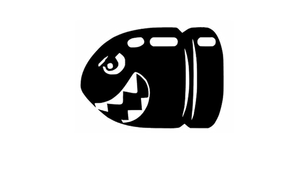 Amazon 車 ステッカー マリオ スーパーマリオ キラー ロケット 横14 縦１０ おもちゃ おもちゃ