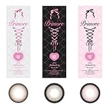 MINAMI プロデュース プリモア カラコン ワンデー 1箱10枚入 15mm 着色直径14.8mm 度あり プリガールキャメル -1.25