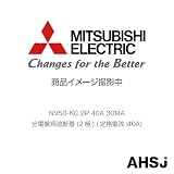 三菱電機 NV50-KC 2P 40A 30MA 分電盤用遮断器 (2極) (定格電流:40A)