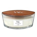 WoodWick ウッドウィック ハースウィック Lサイズ キャンドル アロマキャンドル 香り 芯 焚火 暖炉 音 人気 国内正規品 ラッピングつき (リネン)