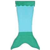 Dressyday Kids Mermaid Blanket Coral Velvet Tail Blanket Bed Sleeping Bags [並行輸入品]