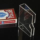 【手品 マジック】クリスタルカードクリップ カードガード トランプマジックアクセサリー 保護用 デックケース 手品道具 (厚み2mm)