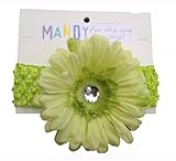 MANDY ベビー フラワー ヘアバンド Daisy Lime