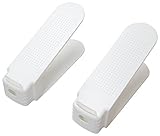 Like-it 靴ホルダー スリム 2個セット ホワイト SHS-01