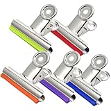 Copeflap 目玉クリップ 袋止め 特大 強力 キッチン カラー ゴム付き (5)