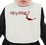 Why So Serious ? ネクタイを有する有機ビブ Medium