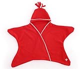 Felimoa 星型アフガン Star Wrap スターラップ ヒトデ型 (80cm, 赤)