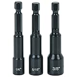 SAE Quick Change Magnetic Nutsetter 3 Pc [並行輸入品]
