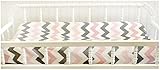My Baby Sam Chevron Baby in Pink Changing Pad Cover - Pink by My Baby Sam