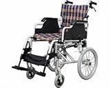 【車椅子】アルミ折りたたみ跳ね上げ式介助用車いす ドラム式介助ブレーキ付