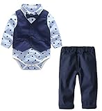 HMT 【エイチエムティー】ベビーフォーマル ロンパース ベビー服 ボウタイ長袖紳士スーツ 紳士服男の子 幼児 赤ちゃん カバーオール蝶ネクタイ 半袖紳士 出産祝い お子様の誕生日 学園祭入学式演奏会