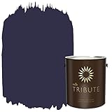 KILZ TRIBUTE インテリア エッグシェルペイントとプライマーが一体, 1ガロン, ミスティモーニング(TB-51) 1 Gallon, Semi-Gloss TRI INT GL SGD T
