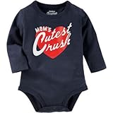 OSHKOSH(オシュコシュ) オシュコシュオリジナルグラフィックボディスーツ ロンパース長袖 12ヶ月【並行輸入】