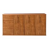 LOWYA （ロウヤ）食器棚 国産 キッチン収納 木目調 選べる15タイプ 広々スペース 大容量収納 可動棚 アンティーク風 半完成品 開梱設置無料 幅192㎝ タイプB+C+C+C ナチュラル