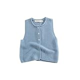 Cutelove　セーターベスト　ベスト　ニット　編み物　ラウンドネック　純色　袖なし　綿　男の子　ボーイズ　女の子　ガールズ　ベビー　赤ちゃん　幼児　ベビー服　秋　冬　可愛い　ファッション　素敵　カ