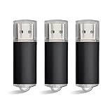J-boxing USB 2.0メモリ 4GB フラッシュドライブ 高速 マイクロUSBスティック 3個セット 黒