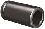 Martin 16632 1 Type II Opening 3/4 Square Drive Socket, 6 Points Deep, 3-1/8 Overall Length, Industr