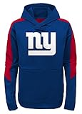 ニューヨーク・ジャイアンツYouth NFL「太字ロゴ"パフォーマンスフード付きスウェットシャツ
