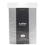 Kushies Baby Percale Fitted Crib Sheet, Grey by Kushies [並行輸入品]