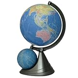 昭和カートン 二球儀地球儀 球径26cm 26-GF-J 行政図タイプ 日本地図付