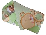 BlueberryShop PLAYMAT Swaddle Wrap Blanket duvet Sleeping Bag for newborn baby shower GIFT PRESENT 0