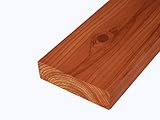 DIY素材 国産杉（新材） 厚32×幅115×長さ2270ｍｍ 屋外用塗装仕上げ MB（ミディアムブラウン）色