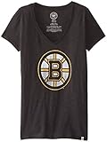 NHL Boston Bruins ' 47ブランドレディースVネックScrum Tee ブラック