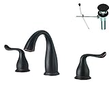 Yosemite Home Decor YPH1B258-ORBWD Two Handle 8-Inch Widespread Lavatory Faucet, Oil Rubbed Bronze F