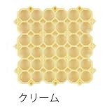 ミヅシマ工業　エイトチェッカーDX　本体　150×150×13ｍｍ　1ケース（200ピース入）　クリーム　● クリーム