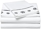 Snowman Twin 200-Thread Count Sheet Set [並行輸入品]
