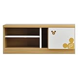 アルファタカバ ディズニー家具 子供部屋・一人暮らしにピッタリミッキーテレビ台ビオラミッキー 幅100cmTV台(ナチュラル)