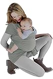 HuggyHug??Baby Wrap Carrier Soft Infant Sling Cuddle Your Baby Softy Gray by HuggyHug