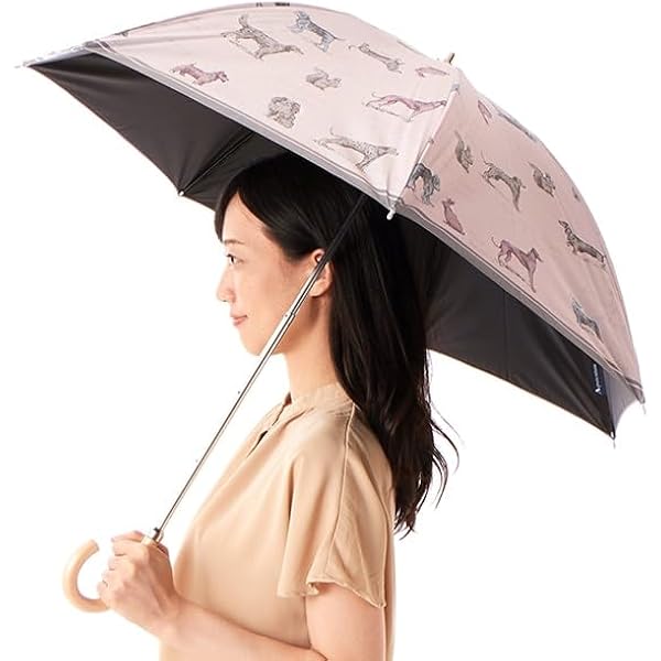 Amazon.co.jp: [アクアスキュータム] アンティーク犬図鑑プリント晴雨