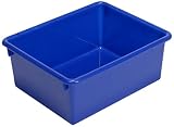 Steffy Wood Products Blue Storage Tub, 5-Inch by 10-1/2-Inch by 13-Inch [並行輸入品]