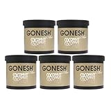 【5個セット】GONESH(ガーネッシュ) 置き型 芳香剤 ゲル エアフレッシュナー エクストラリッチ ココナッツ 78g