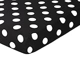 Hot Dot Fitted Crib Sheet for Baby/Toddler Bedding by Sweet Jojo Designs - Dot Print by Sweet Jojo D