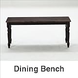 ヴィンテージデザイン おしゃれな木目のデザイン 木製ベンチ ダイニングベンチ ブラック カントリー調