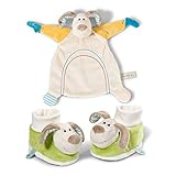 Plush Dog Blanket and Rattling Booties Set [並行輸入品]