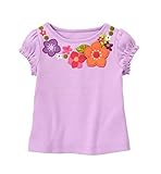 GYMBORee(ジンボリー) お花Tシャツ ベビー/女の子 18ヶ月から 紫色 (18M-24M) [並行輸入品]