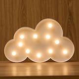 LEDナイトライト ベッドサイドランプ テーブルランプ 電池式 屋外屋内にも適用 パーティー 宴会 お祝い 誕生日 雰囲気アップ 祝日デコレーション 飾り付け（曇り柄）