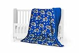 Baby Borrego Soft Blanket 39in x 51in Night Cloudy Bear Micro Fleece Bed Throws Children Kid [並行輸入品]