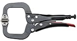 Stanley Proto J269XL Proto 6-1/2-Inch Locking Mini C-Clamp Pliers with Swivel Pads by Stanley-Proto