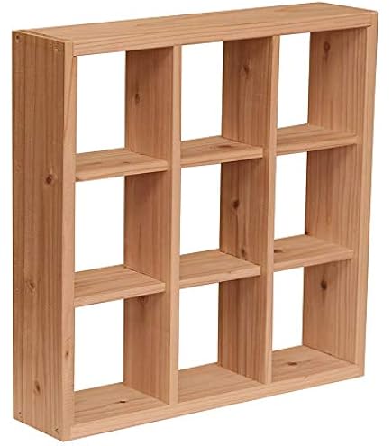 Amazon｜HOHOUNCSY 木製 壁掛け棚 壁掛けディスプレイ 壁掛けラック