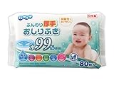 【ケース品】ライフ堂プラス(Life-do.Plus) ルプルプ ふんわり厚手おしりふき水99% 80枚×24入 930062