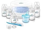 Philips AVENT フィリップス アヴェント Classic Plus 電子レンジ消毒器付き 乳幼児スターター ギフトセット [並行輸入品]